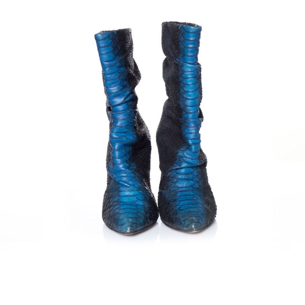 Giuseppe Zanotti Python Leather Half Boots - image 5